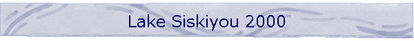 Lake Siskiyou 2000