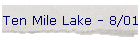 Ten Mile Lake - 8/01